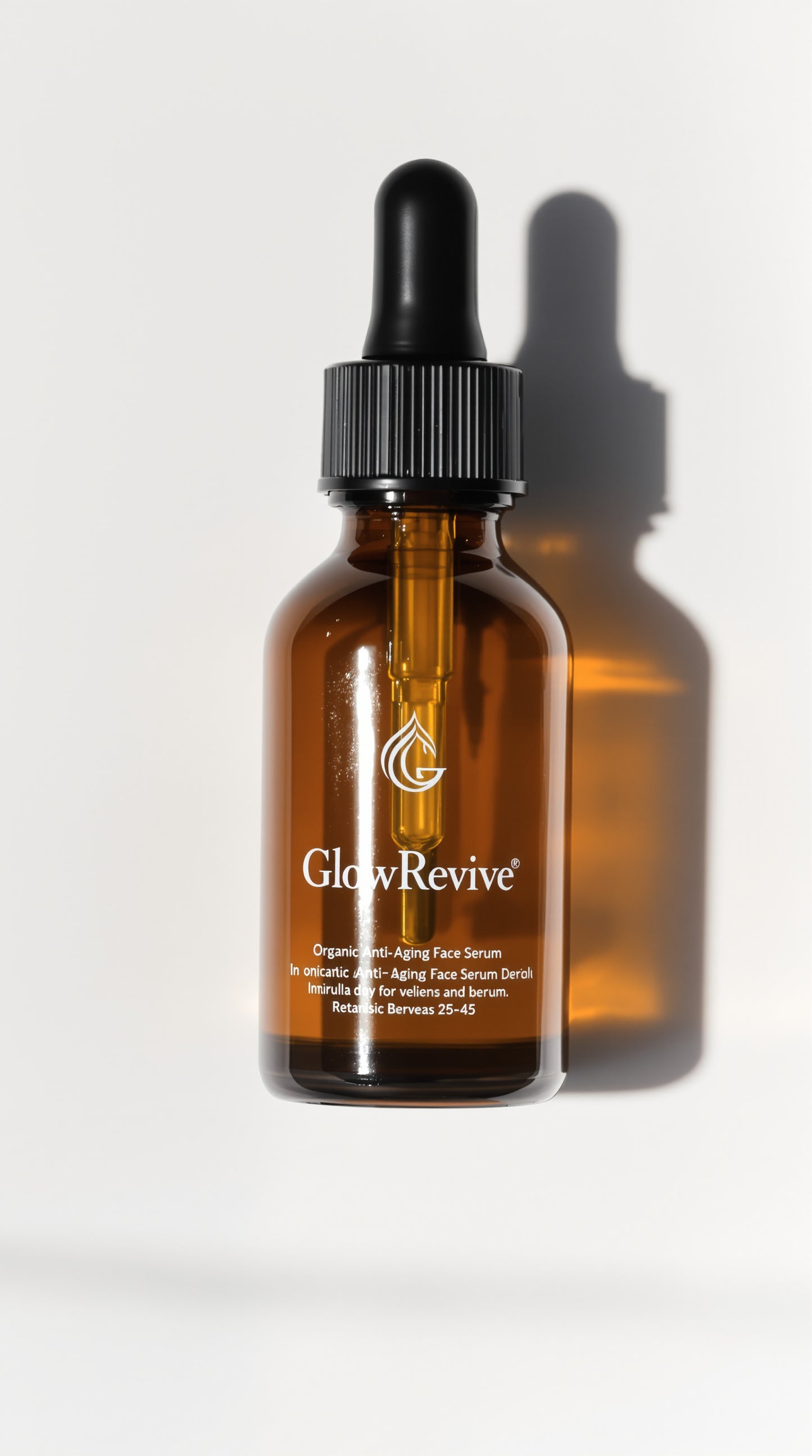 Organic Anti-Aging Face Serum - "GlowRevive"
